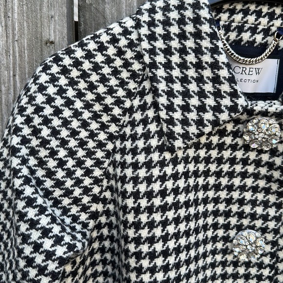 J.Crew Collection Car Coat in Houndstooth English Wool - Picture 13 of 16